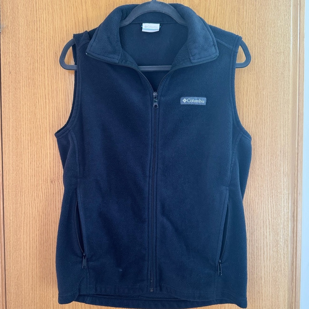 Black Columbia Fleece Vest